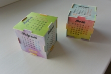 Календарь "Кубик-пазл"