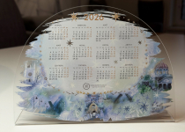 Календарь из оргстекла 2026 год 